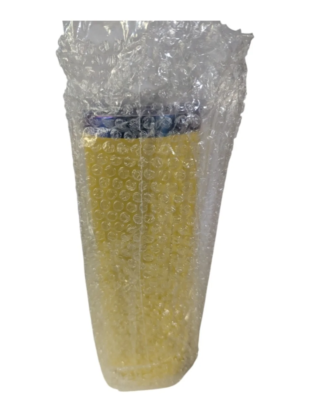 Yellow Holographic Skinny Tumbler With Lid Straw 20oz